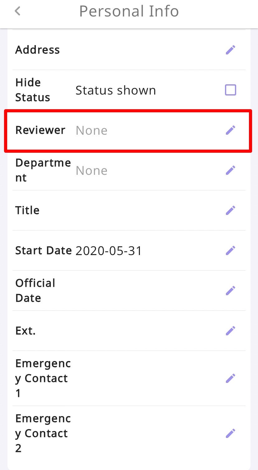 How to set up employee leave reviewer?